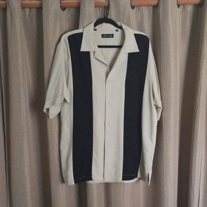 Color block dress shirt